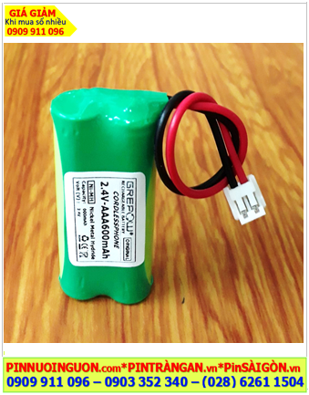 Pin sạc 2.4v-AAA600mAh, Pin sạc chất lượng cao GREPOW 2.4v-AAA600mAh chính hãng 